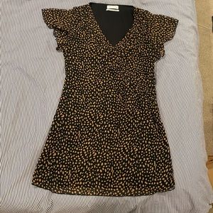 Urban Outfitters black and brown dress